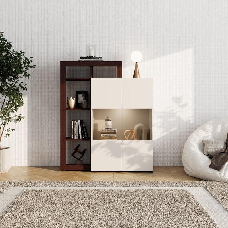 ΒΙΤΡΙΝΑ ARGYLL 2K VS2 OP 138 CASHMERE ΜΕ DARK TAILOR OAK ΧΡΩΜΑ 116x35x138εκ - Image 2
