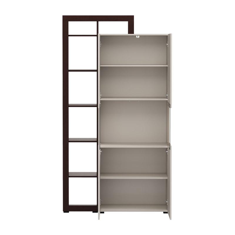 ΒΙΤΡΙΝΑ ARGYLL 2K VS2 OP 215 CASHMERE ΜΕ DARK TAILOR OAK ΧΡΩΜΑ 116x35x215εκ - Image 4