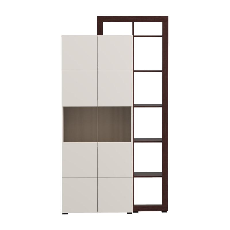 ΒΙΤΡΙΝΑ ARGYLL 2K VS2 OP 215 CASHMERE ΜΕ DARK TAILOR OAK ΧΡΩΜΑ 116x35x215εκ - Image 6