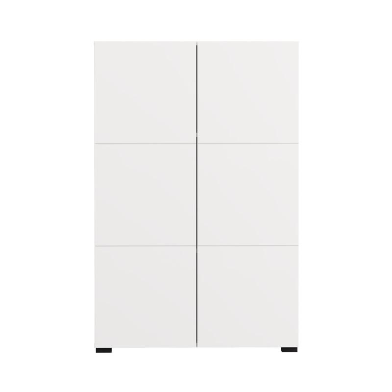 ΒΙΤΡΙΝΑ ARGYLL 2K2V 117 ΛΕΥΚΟ ΧΡΩΜΑ 77x35x117εκ - Image 3