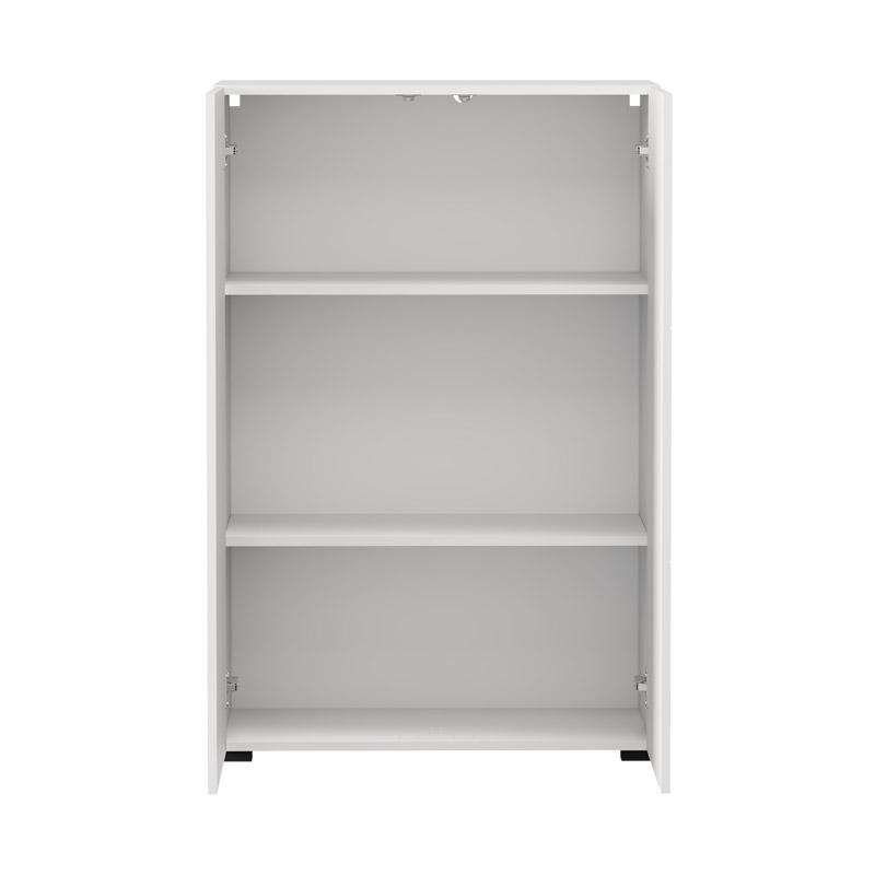 ΒΙΤΡΙΝΑ ARGYLL 2K2V 117 ΛΕΥΚΟ ΧΡΩΜΑ 77x35x117εκ - Image 4