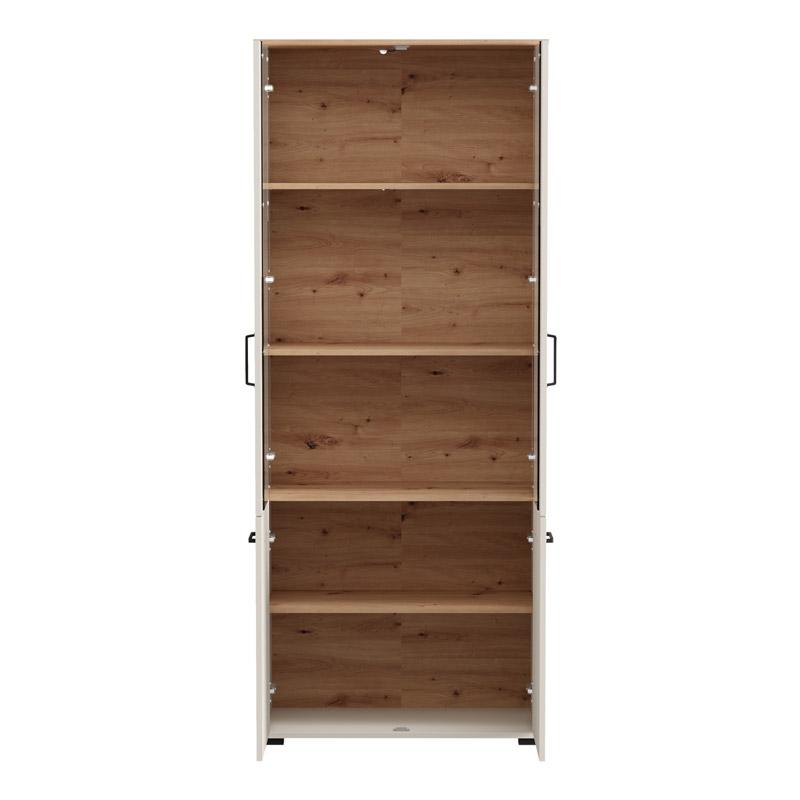 ΒΙΤΡΙΝΑ LAMBETH 2K VS2 191 CASHMERE-ARTISAN OAK 80x36x191εκ - Image 4