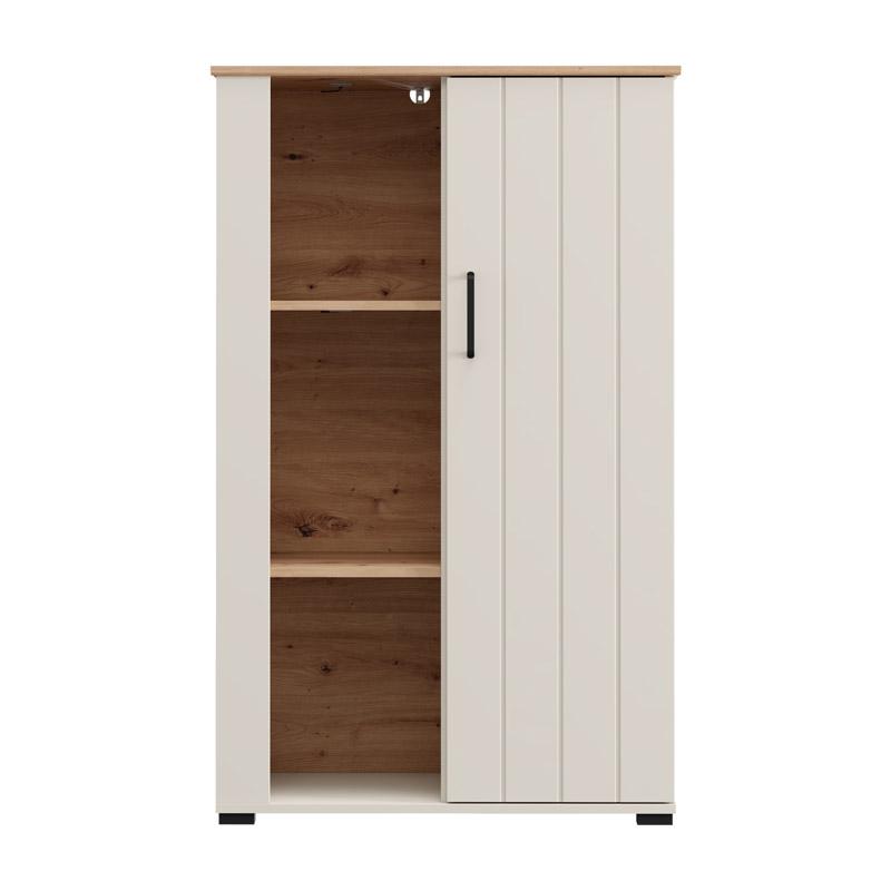 ΒΙΤΡΙΝΑ LAMBETH 2K1V 127 CASHMERE-ARTISAN OAK 80x36x127εκ - Image 3