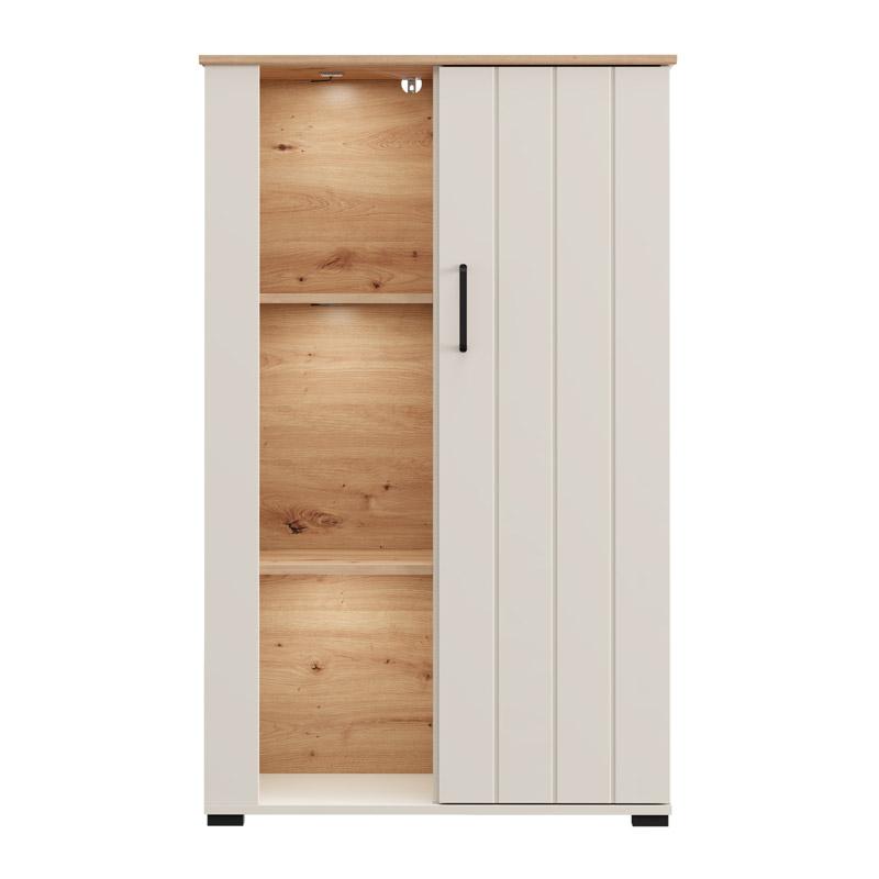 ΒΙΤΡΙΝΑ LAMBETH 2K1V 127 CASHMERE-ARTISAN OAK 80x36x127εκ - Image 5