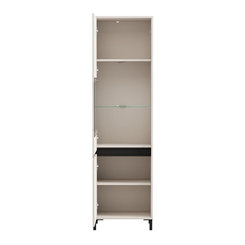 ΒΙΤΡΙΝΑ MARRON 1K VS1 193 CASHMERE-ΜΑΥΡΟ ΜΑΤ 55x40x193εκ - Image 4