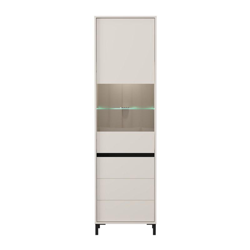 ΒΙΤΡΙΝΑ MARRON 1K VS1 193 CASHMERE-ΜΑΥΡΟ ΜΑΤ 55x40x193εκ - Image 5