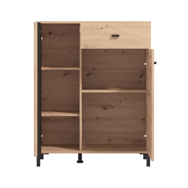 ΕΠΙΠΛΟ ΕΙΣΟΔΟΥ-ΧΩΛ LAVAL 2K1F2V ARTISAN OAK-ΜΑΥΡΟ ΧΡΩΜΑ 87x40x110εκ - Image 4
