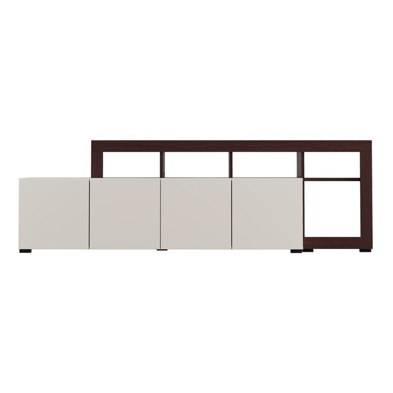 ΕΠΙΠΛΟ ΤΗΛΕΟΡΑΣΗΣ ARGYLL TV 192 4K4V OP CASHMERE ΜΕ DARK TAILOR OAK ΧΡΩΜΑ 192x40x61εκ - Image 4