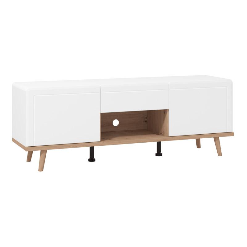 ΕΠΙΠΛΟ ΤΗΛΕΟΡΑΣΗΣ CAMPLI TV 154 2K1F ΛΕΥΚΟ-ARTISAN OAK 154x40x55εκ