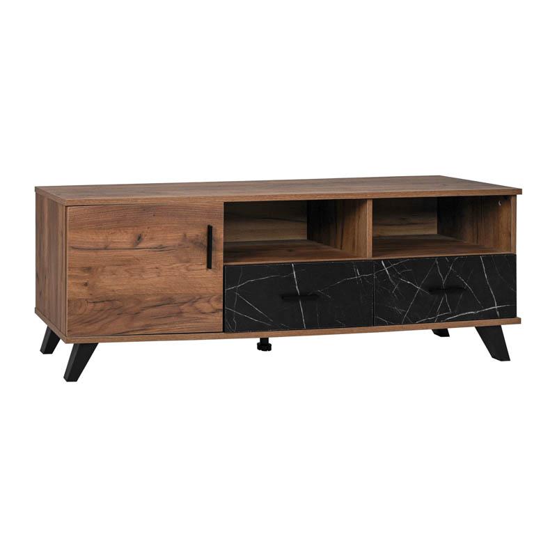 ΕΠΙΠΛΟ ΤΗΛΕΟΡΑΣΗΣ Miami TOBACCO ΜΕ BLACK MARBLE ΧΡΩΜΑ 160x40x51εκ