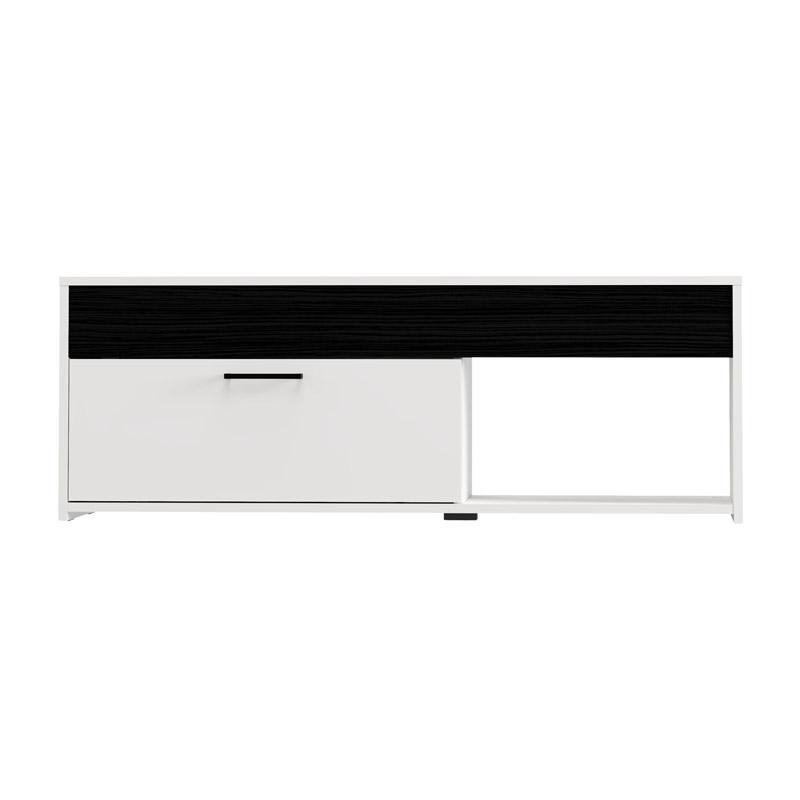 ΕΠΙΠΛΟ ΤΗΛΕΟΡΑΣΗΣ GROSSETO TV 122 ΛΕΥΚΟ-ΜΑΥΡΟ OAK 122x33x44εκ - Image 3