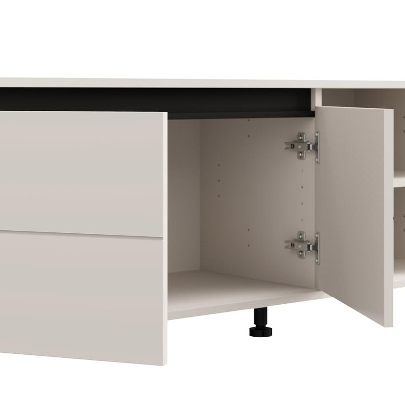 ΕΠΙΠΛΟ ΤΗΛΕΟΡΑΣΗΣ MARRON TV 138 3K2V CASHMERE-ΜΑΥΡΟ ΜΑΤ 138x40x52εκ - Image 5