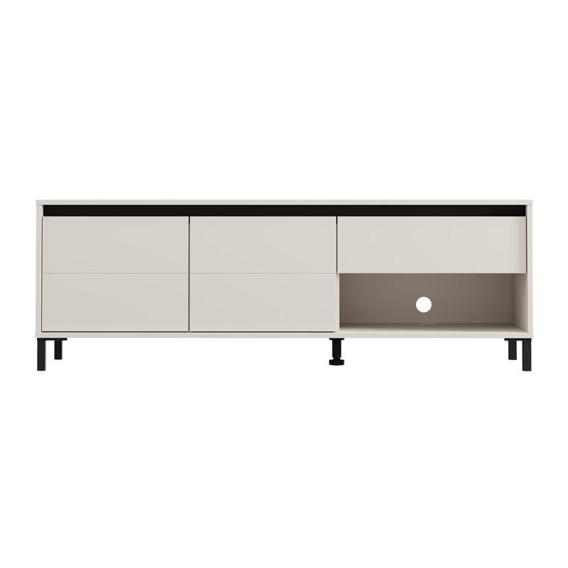 ΕΠΙΠΛΟ ΤΗΛΕΟΡΑΣΗΣ MARRON TV 150 3K1F2V CASHMERE-ΜΑΥΡΟ ΜΑΤ 151x40x52εκ - Image 3
