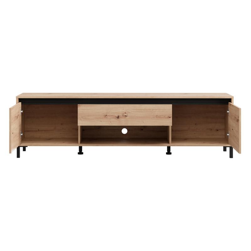ΕΠΙΠΛΟ ΤΗΛΕΟΡΑΣΗΣ MARRON TV 183 3K1F2V ARTISAN-ΜΑΥΡΟ ΜΑΤ 183x40x52εκ - Image 4