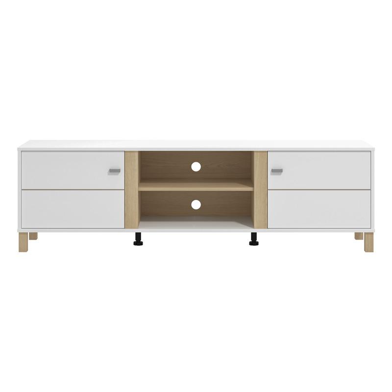 ΕΠΙΠΛΟ ΤΗΛΕΟΡΑΣΗΣ PECKHAM TV 176 ΛΕΥΚΟ-LIGHT PORT ΧΡΩΜΑ 176x40x52εκ - Image 3