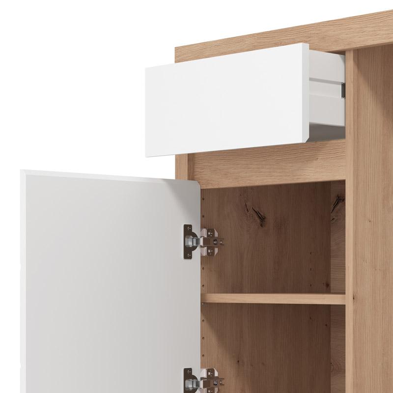 ΓΡΑΦΕΙΟ DIOFANT 1F1V LP ARTISAN-ΛΕΥΚΟ ΧΡΩΜΑ 98x45x74εκ - Image 4