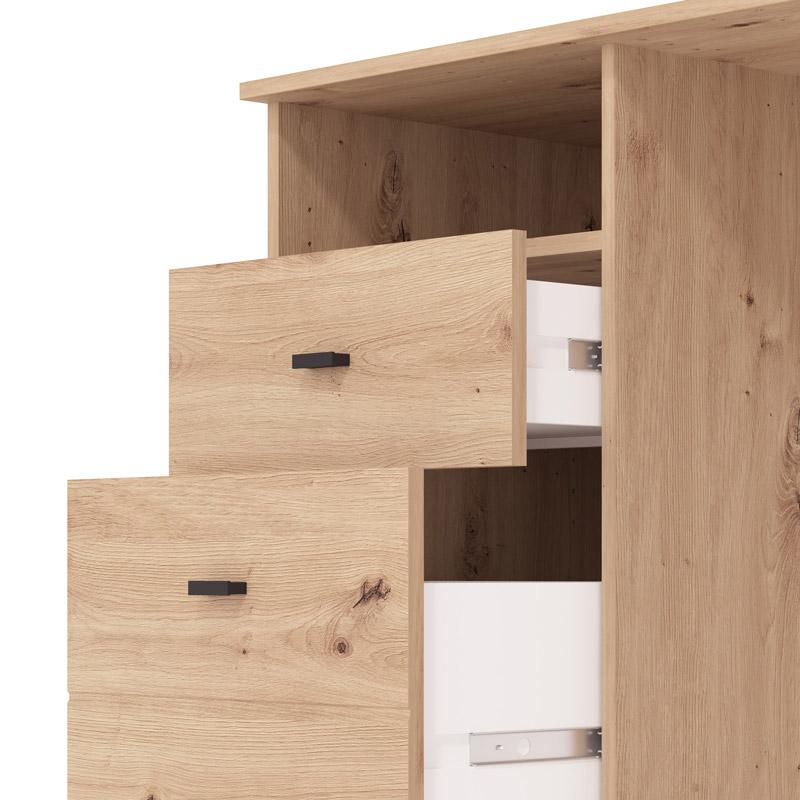 ΓΡΑΦΕΙΟ HIPATIA 2F ARTISAN ΧΡΩΜΑ 127x51x77εκ - Image 5