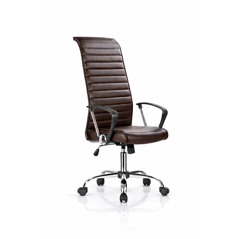 ΚΑΡΕΚΛΑ ΓΡΑΦΕΙΟΥ ΚΑΦΕ ΔΕΡΜΑΤΙΝΗ SP-6351-6 57x60x117-127εκ