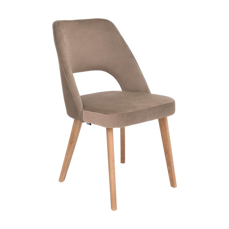 ΚΑΡΕΚΛΑ ΤΡΑΠΕΖΑΡΙΑΣ Τ-5 LUX TAUPE ΥΦΑΣΜΑ 50x50x86εκ