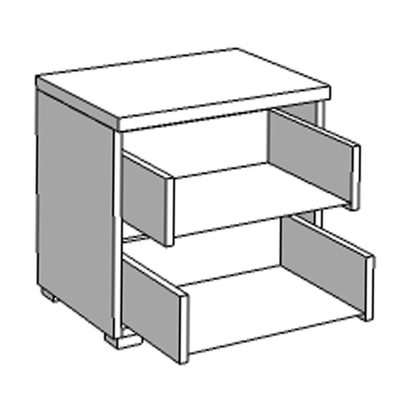 ΚΟΜΟΔΙΝΟ DADO NO2F GREY OAK 44,5x33,5x43εκ - Image 5