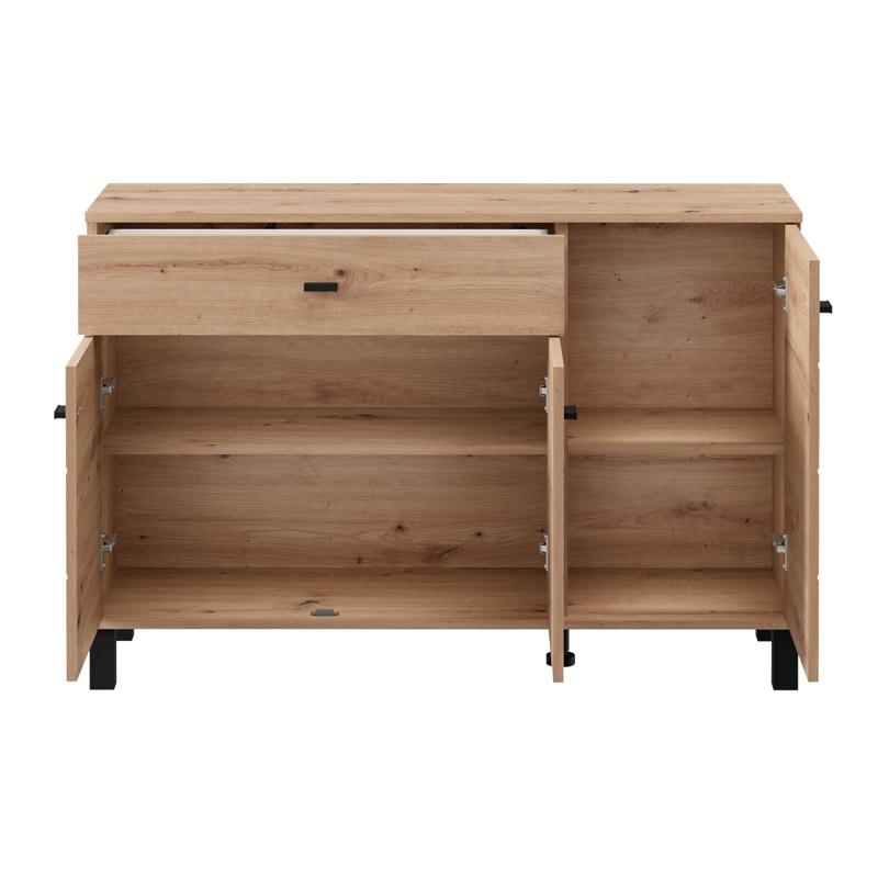 ΚΟΜΟΤΑ-ΜΠΟΥΦΕΣ ALMOND 115 3K1F3V ARTISAN OAK ΧΡΩΜΑ 116x35x78εκ - Image 3