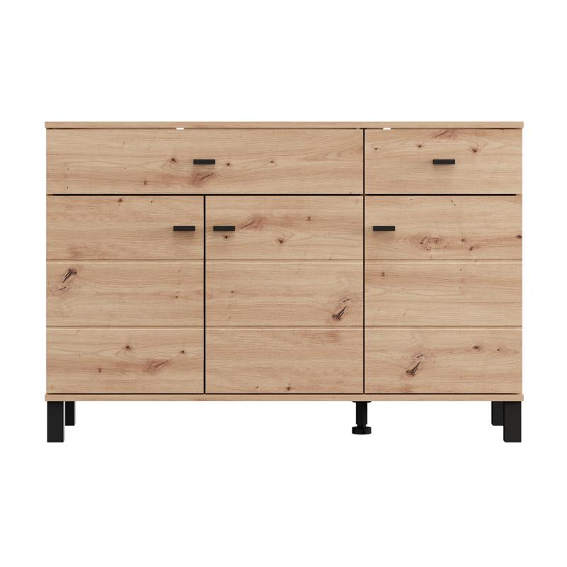 ΚΟΜΟΤΑ-ΜΠΟΥΦΕΣ ALMOND 115 3K2F3V ARTISAN OAK ΧΡΩΜΑ 116x35x78εκ - Image 3
