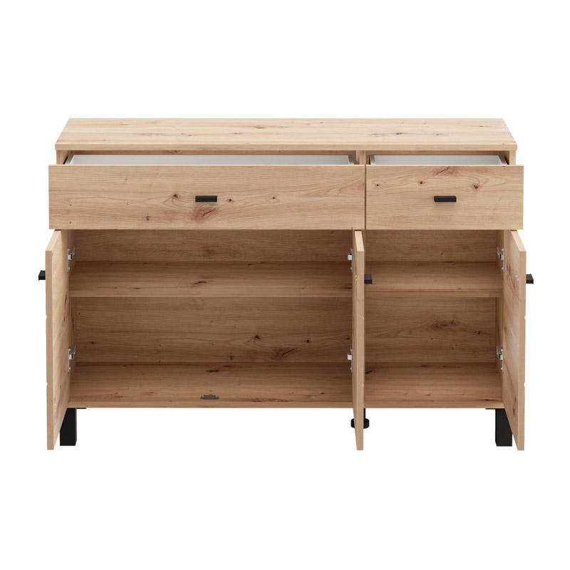 ΚΟΜΟΤΑ-ΜΠΟΥΦΕΣ ALMOND 115 3K2F3V ARTISAN OAK ΧΡΩΜΑ 116x35x78εκ - Image 4