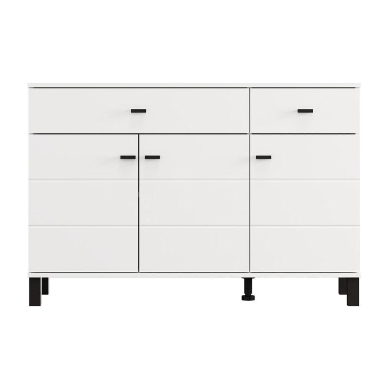 ΚΟΜΟΤΑ-ΜΠΟΥΦΕΣ ALMOND 115 3K2F3V ΛΕΥΚΟ ΧΡΩΜΑ 116x35x78εκ - Image 3