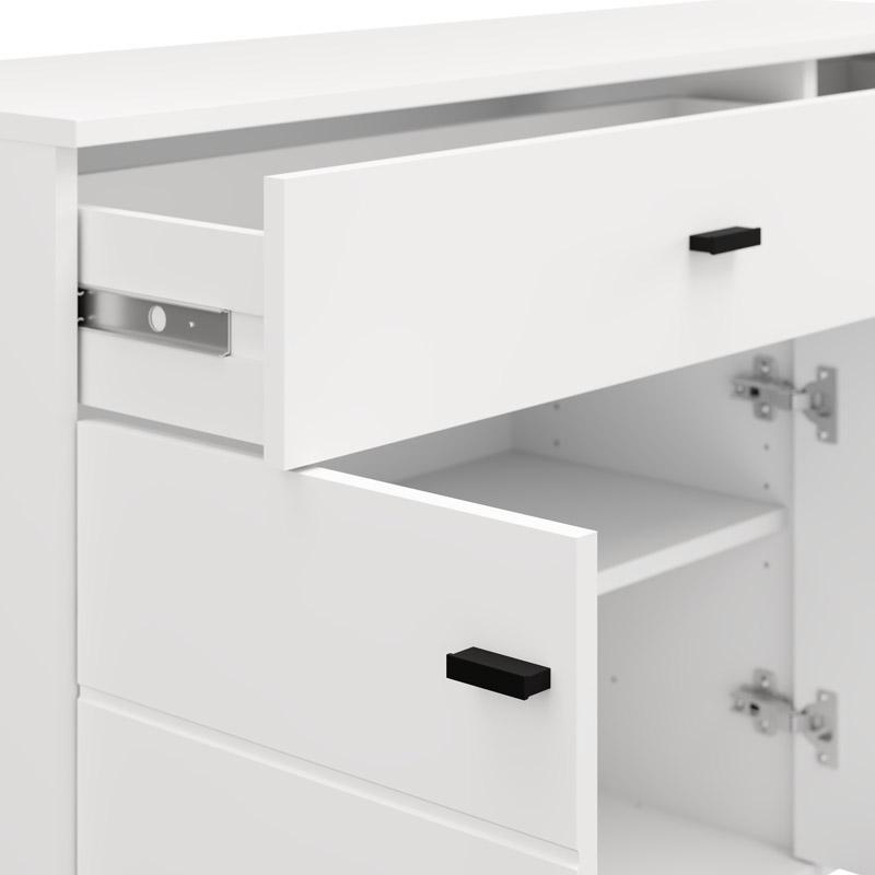 ΚΟΜΟΤΑ-ΜΠΟΥΦΕΣ ALMOND 115 3K2F3V ΛΕΥΚΟ ΧΡΩΜΑ 116x35x78εκ - Image 5