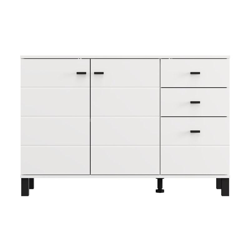 ΚΟΜΟΤΑ-ΜΠΟΥΦΕΣ ALMOND 115 3K3F2V ΛΕΥΚΟ ΧΡΩΜΑ 116x35x78εκ - Image 3