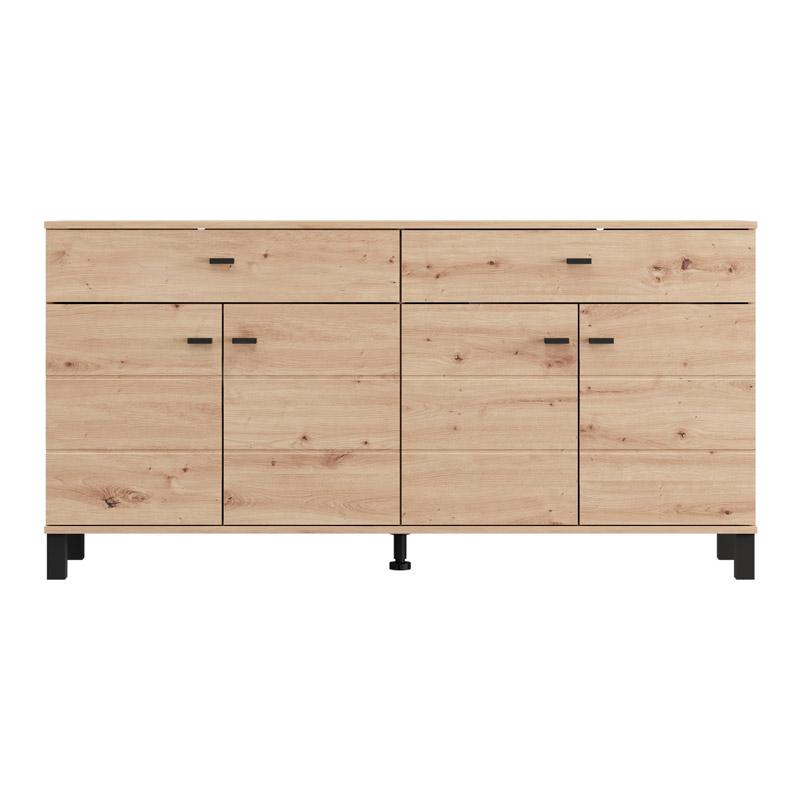 ΚΟΜΟΤΑ-ΜΠΟΥΦΕΣ ALMOND 154 4K2F4V ARTISAN OAK ΧΡΩΜΑ 154x35x78εκ - Image 3