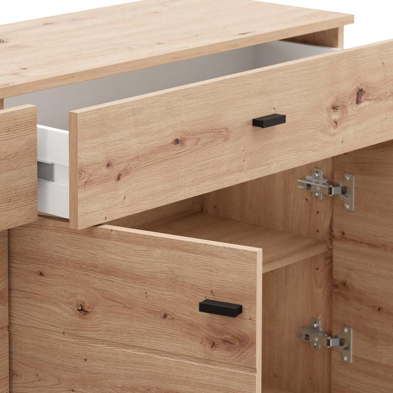 ΚΟΜΟΤΑ-ΜΠΟΥΦΕΣ ALMOND 154 4K2F4V ARTISAN OAK ΧΡΩΜΑ 154x35x78εκ - Image 5