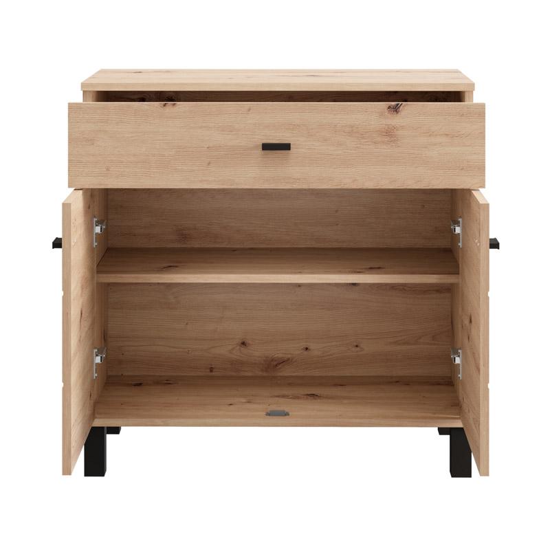 ΚΟΜΟΤΑ-ΜΠΟΥΦΕΣ ALMOND 77 2K1F2V ARTISAN OAK ΧΡΩΜΑ 77x35x78εκ - Image 4