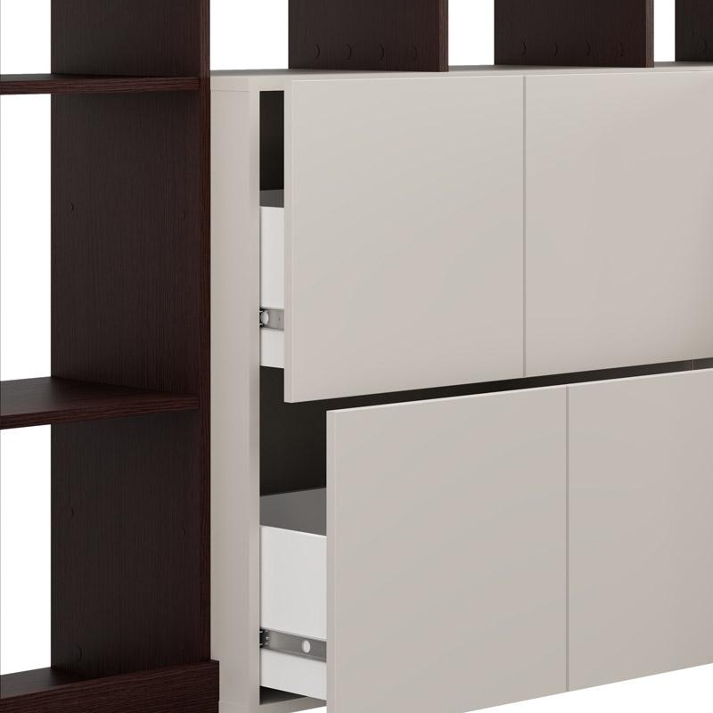 ΚΟΜΟΤΑ-ΜΠΟΥΦΕΣ ARGYLL 192 4K2F2V OP CASHMERE ΜΕ DARK TAILOR OAK ΧΡΩΜΑ 193x40x100εκ - Image 7