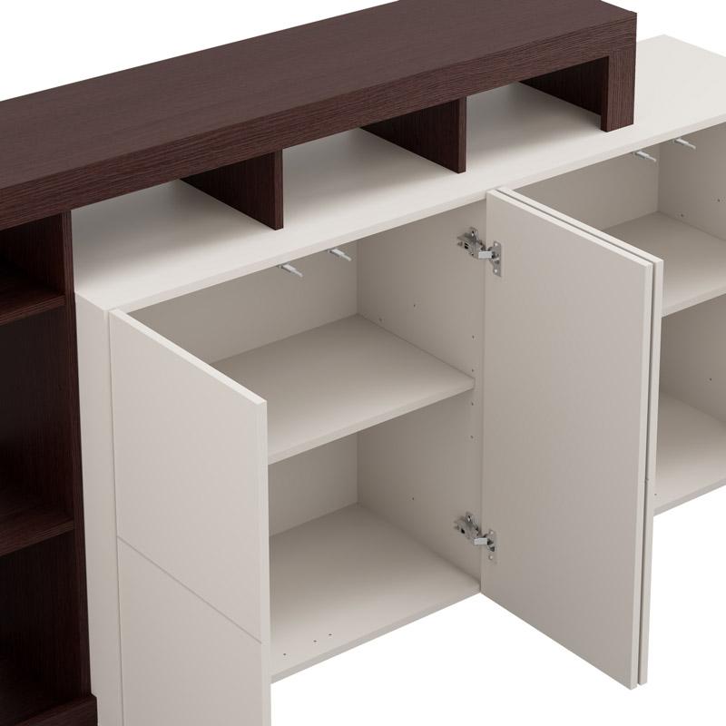 ΚΟΜΟΤΑ-ΜΠΟΥΦΕΣ ARGYLL 192 4K4V OP CASHMERE ΜΕ DARK TAILOR OAK ΧΡΩΜΑ 193x40x100εκ - Image 6