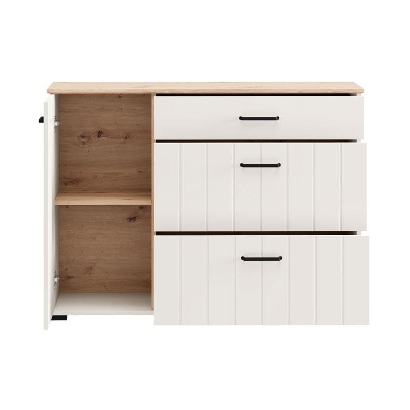 ΚΟΜΟΤΑ-ΣΥΡΤΑΡΙΕΡΑ LAMBETH 117 2K3F1V CASHMERE-ARTISAN OAK ΧΡΩΜΑ 118x41x86εκ - Image 3
