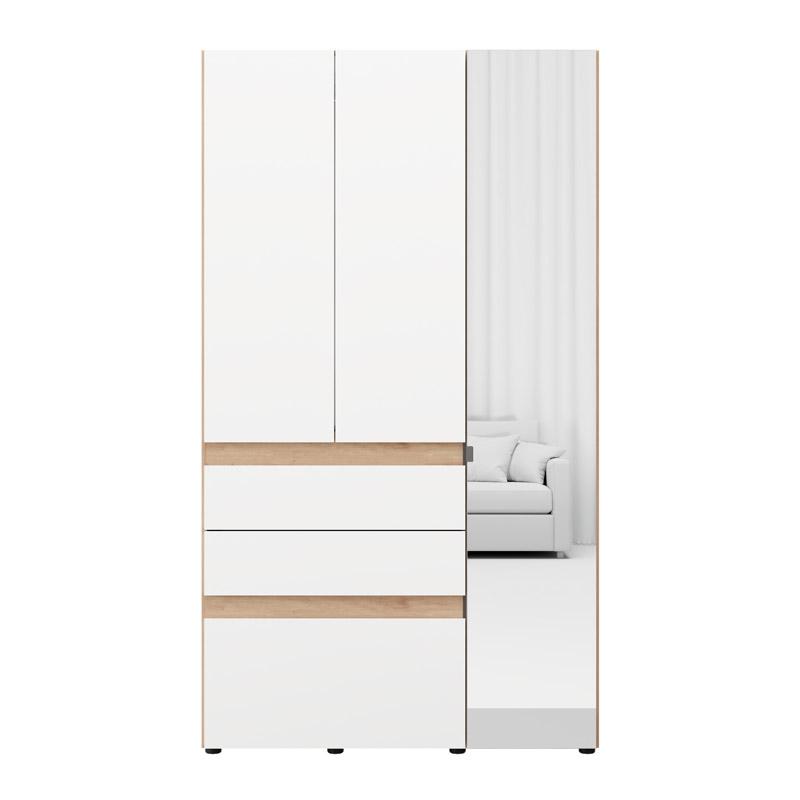 ΝΤΟΥΛΑΠΑ ARDERIN 3K3F1O h207 ARTISAN OAK-ΛΕΥΚΟ 117x52x208εκ - Image 3