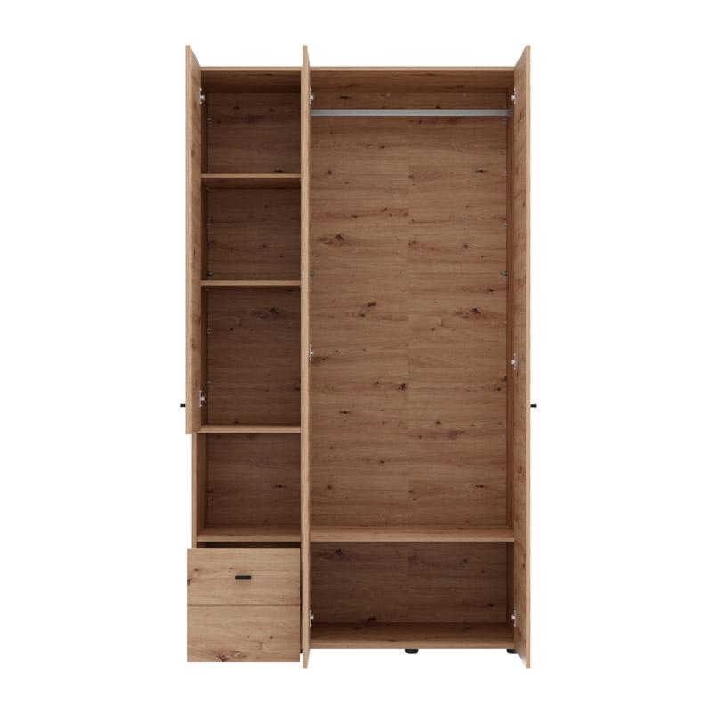 ΝΤΟΥΛΑΠΑ CAMPSIE 3K1F1O h207 ARTISAN OAK ΧΡΩΜΑ 118x52x208εκ - Image 4