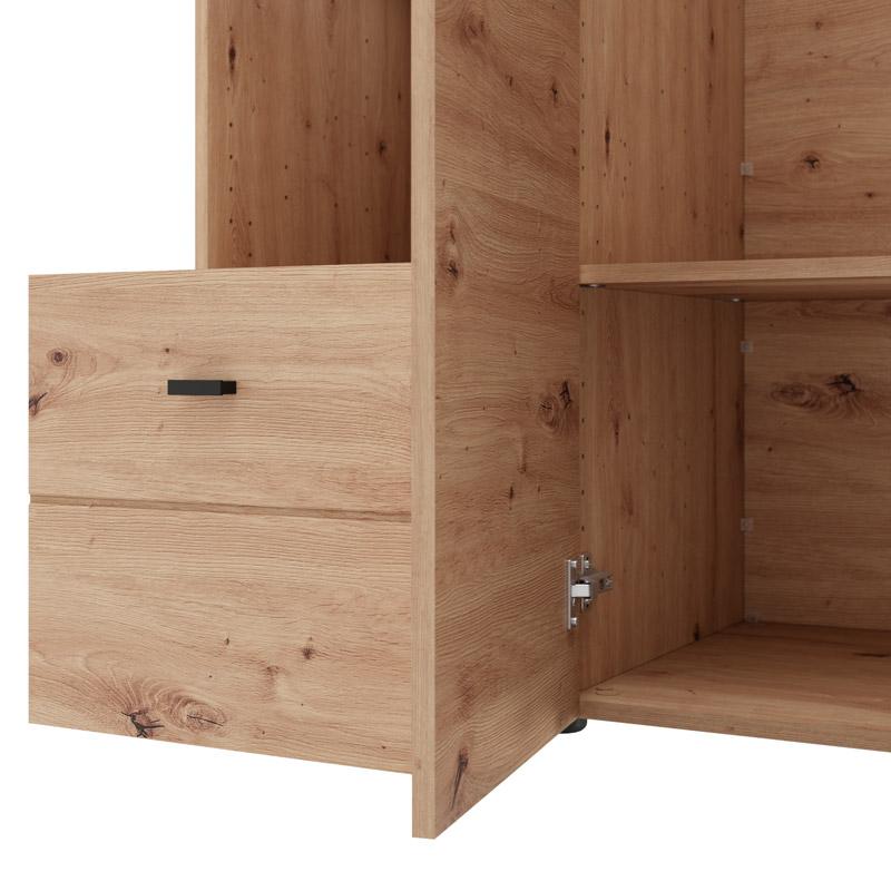 ΝΤΟΥΛΑΠΑ CAMPSIE 3K1F1O h207 ARTISAN OAK ΧΡΩΜΑ 118x52x208εκ - Image 5