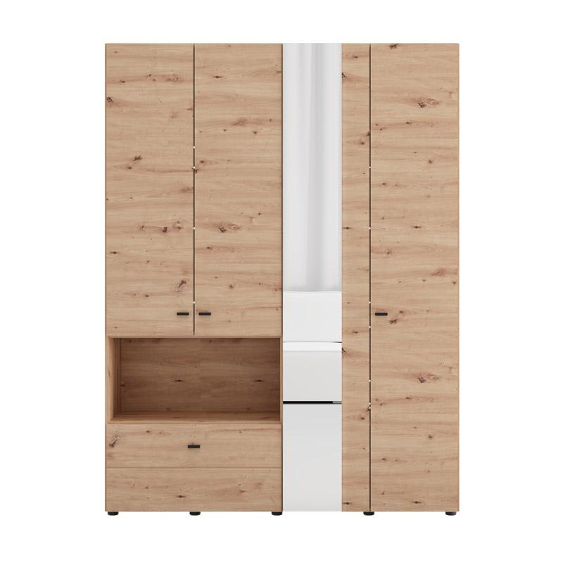 ΝΤΟΥΛΑΠΑ CAMPSIE 4K1F1O h207 ARTISAN OAK ΧΡΩΜΑ 155x52x208εκ - Image 3