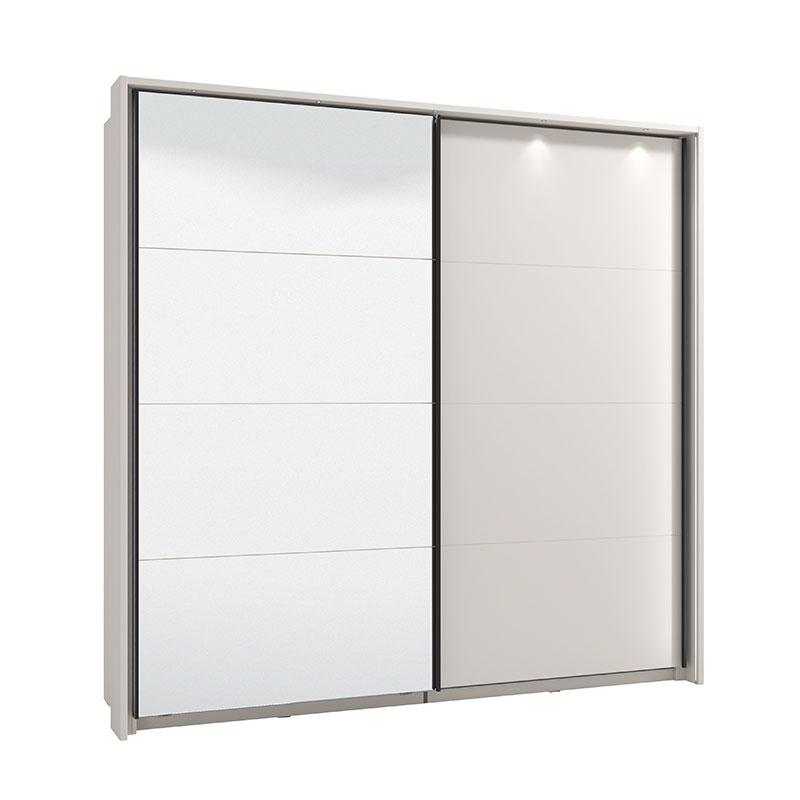 ΝΤΟΥΛΑΠΑ ΜΕ ΚΑΘΡΕΦΤΗ LUCCA 220 OG H217 CASHMERE ΧΡΩΜΑ 220x61x217εκ - Image 5