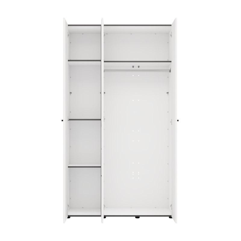 ΝΤΟΥΛΑΠΑ ΜΕ ΚΑΘΡΕΦΤΗ SALAMIS 3K1O h207 ΛΕΥΚΟ ΧΡΩΜΑ 117x52x208εκ - Image 4