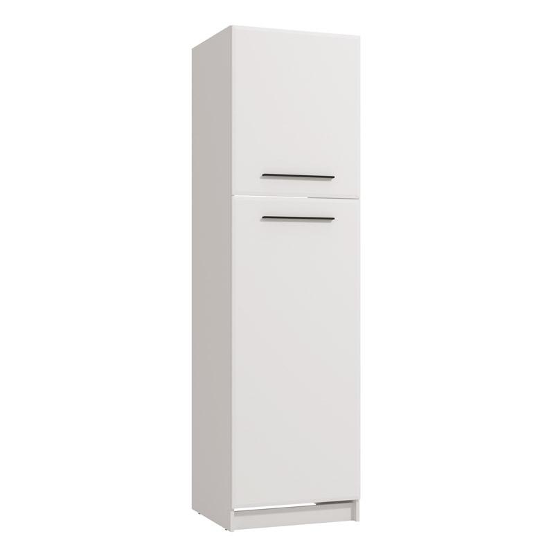 ΝΤΟΥΛΑΠΙ ΚΟΥΖΙΝΑΣ AMELIA BD60 UF ΛΕΥΚΟ-ΛΕΥΚΟ HIGH GLOSS ΧΡΩΜΑ 60x58x215εκ