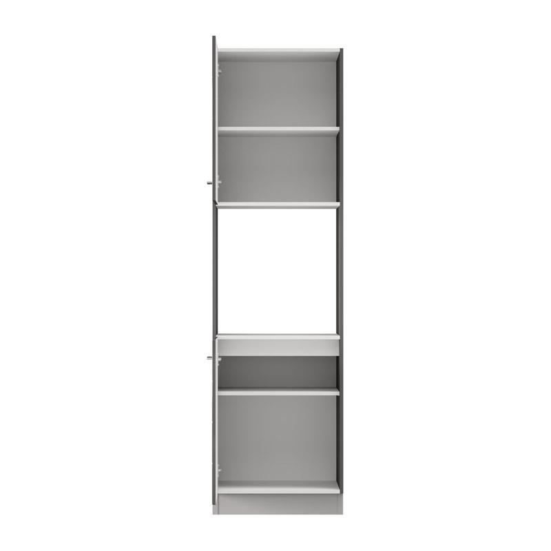 ΝΤΟΥΛΑΠΙ ΚΟΥΖΙΝΑΣ UNA BD60 UR ΛΕΥΚΟ-ΓΚΡΙ HIGH GLOSS ΧΡΩΜΑ 60x58x214εκ - Image 6