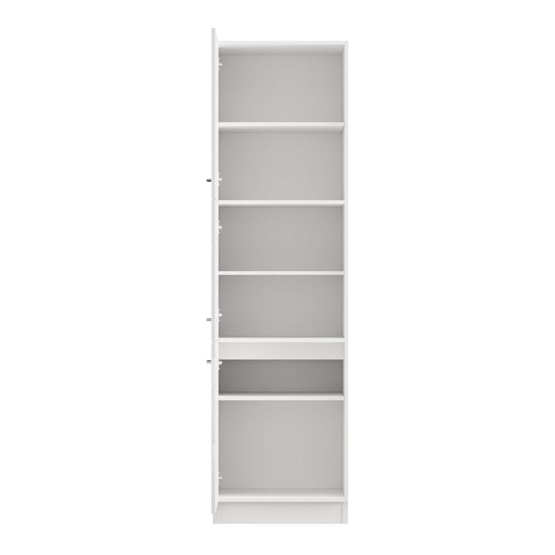 ΝΤΟΥΛΑΠΙ ΚΟΥΖΙΝΑΣ UNA BD60 UR ΛΕΥΚΟ-ΛΕΥΚΟ HIGH GLOSS ΧΡΩΜΑ 60x58x214εκ - Image 4