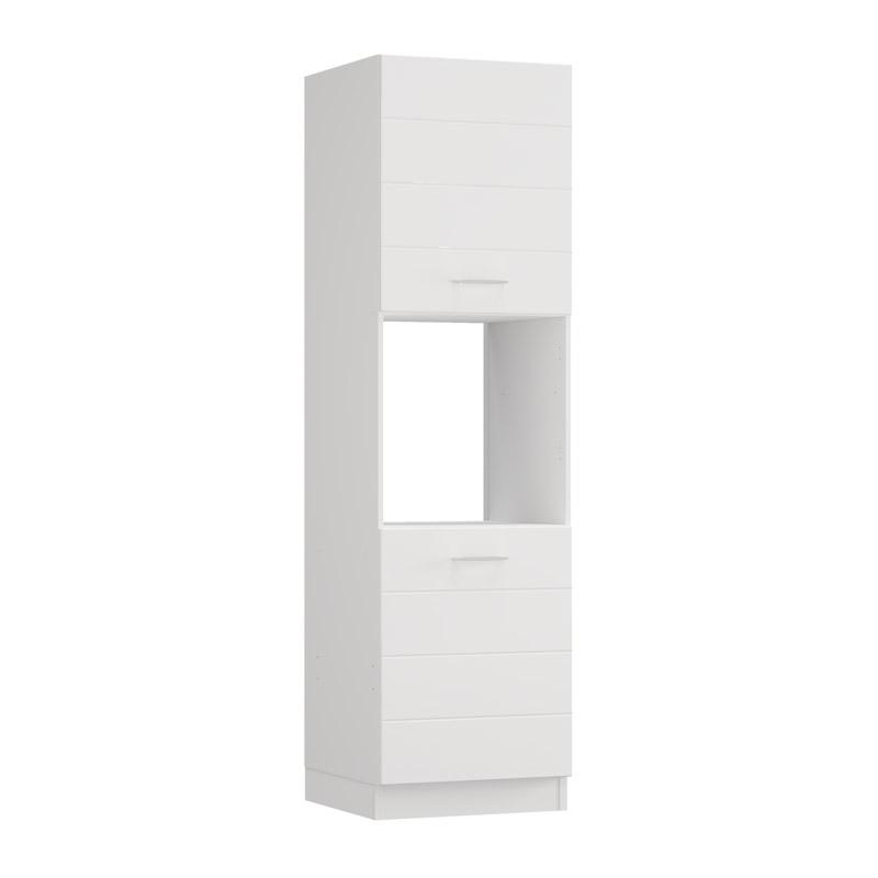 ΝΤΟΥΛΑΠΙ ΚΟΥΖΙΝΑΣ UNA BD60 UR ΛΕΥΚΟ-ΛΕΥΚΟ HIGH GLOSS ΧΡΩΜΑ 60x58x214εκ - Image 5