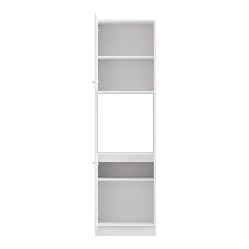 ΝΤΟΥΛΑΠΙ ΚΟΥΖΙΝΑΣ UNA BD60 UR ΛΕΥΚΟ-ΛΕΥΚΟ HIGH GLOSS ΧΡΩΜΑ 60x58x214εκ - Image 6