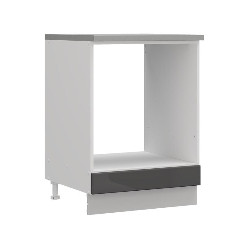 ΝΤΟΥΛΑΠΙ ΚΟΥΖΙΝΑΣ UNA D60 UR ΛΕΥΚΟ-ΛΕΥΚΟ HIGH GLOSS ΧΡΩΜΑ 60x57x82εκ - Image 4