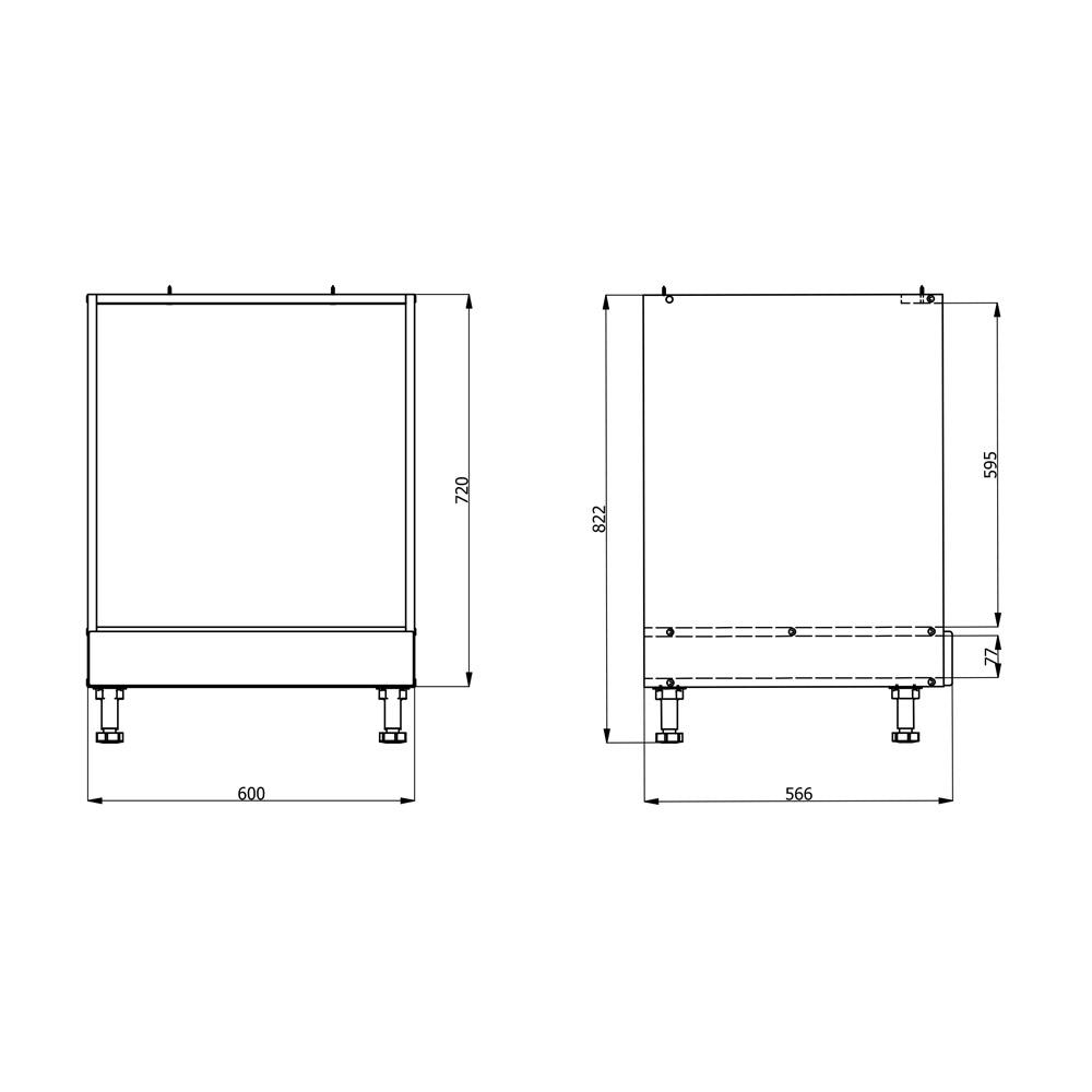 ΝΤΟΥΛΑΠΙ ΚΟΥΖΙΝΑΣ UNA D60 UR ΛΕΥΚΟ-ΛΕΥΚΟ HIGH GLOSS ΧΡΩΜΑ 60x57x82εκ - Image 7