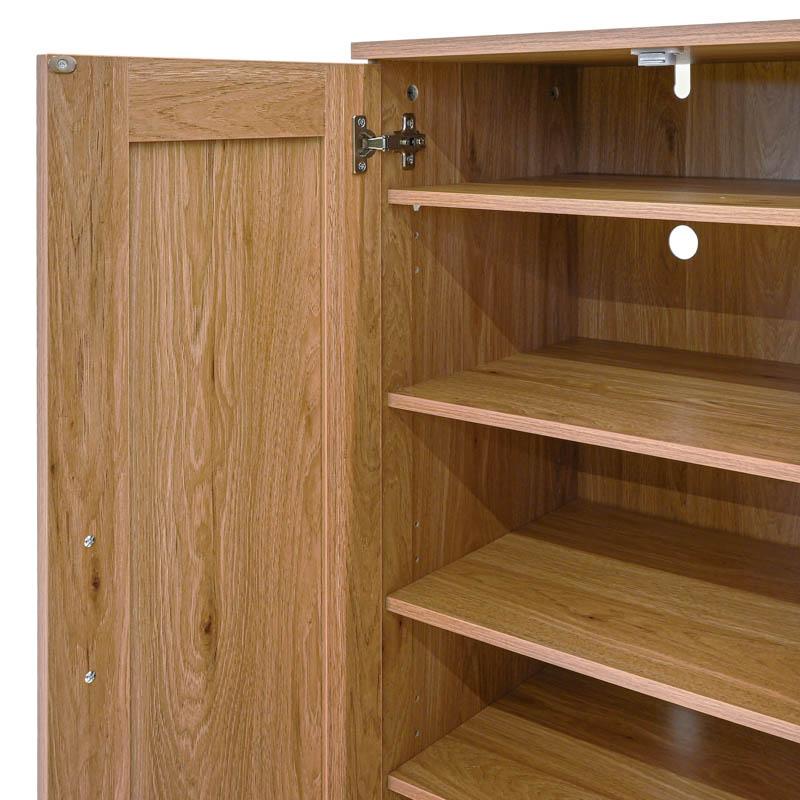 ΠΑΠΟΥΤΣΟΘΗΚΗ "Cubo" ΜΕ 4 ΡΑΦΙΑ ΧΡΩΜΑ ARTISAN OAK 60x33x84εκ - Image 5